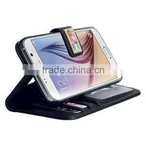 Mobile Phone PU Leather Wallet Case for Samsung Galaxy S6 thumbnail-3