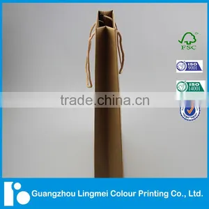 Paperboard Handling Kraft Brown Paper Bags Printing With Hot Stamping thumbnail-3