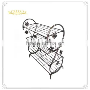 Custom Metal 4 Tier Flower Planter Holder thumbnail-1