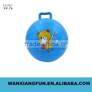 Ecofriendly PVC Toy Jumping Pop Ball With Handle thumbnail-1