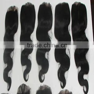 Express Natural Color Cheap Free Parting Frontal Lace Closure With Bundles in Stock thumbnail-1