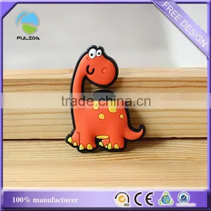 Cute Dinosaur Shaped Soft Plastic Souvenir Fridge Magnet thumbnail-1