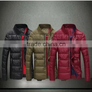 Custom 2015 Menswear New Feather Coat in Winter Eiderdown Outerwear Men's Down Jacket Casual Jacket Men Suit thumbnail-2
