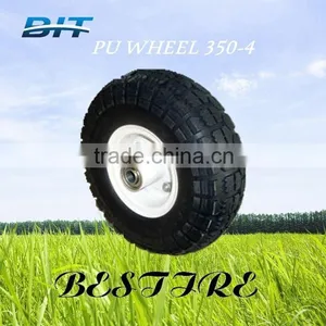 PU WHEEL 350-4 Gardern Cart Tyre/wheelbarrow Tyre/ Wheel Barrow Tyre Tube/ Cart Tyre thumbnail-2