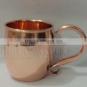 Copper Moscow Mule Barrel Mug 14 Oz thumbnail-1