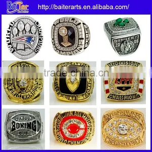 Custom Men Silver Stainless Steel Class Championship Ring Team Super Bowl Champion Ring Replica Sport Championship Ring Sale Quality Choice thumbnail-1