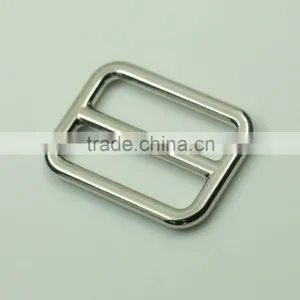 Eco-friendly Zinc Alloy Fashion Metal Curved Tri-glide Buckle for 38mm Belts thumbnail-5