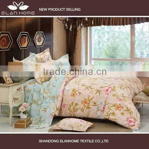 100% Cotton 128*68 Wholesale Pigment Printing Duvet Cover Set thumbnail-2