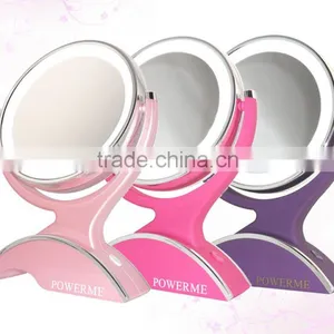 10x Magnifying Double Sided LED Lighted Makeup Mirror thumbnail-3