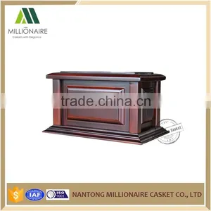 Wholesale Cherry Wooden Urn Cremation for Ashes Casket thumbnail-1