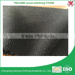 75Dx200D Fusing Fabric Woven Interlining Y75200 thumbnail-1