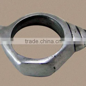 Silver Napkin Rings, Aluminum Napkin Ring, Silver Napkin Ring thumbnail-1