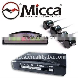 Wireless Car Parking Sensor, Sensores de Estacionamento Monitor LED and 4 Rear Sensors(PS363) thumbnail-1