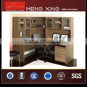 Wooden Director Desk Luxury Executive Desk With Bookcase N0120 thumbnail-2