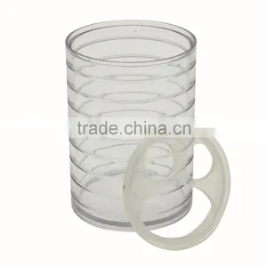 Modern Transparent Plastic Toothbrush Holder With Cover thumbnail-2