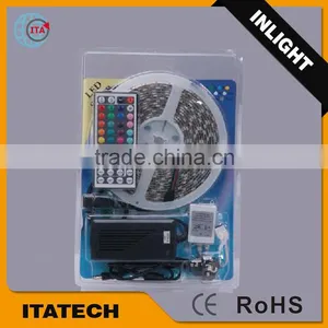 5A DC12V/24V IP20/IP65/IP68 SMD5050 RGB Dream Color 60pcs/m LED Strip Lighting thumbnail-1