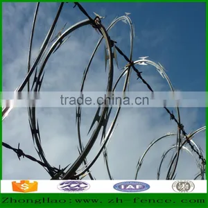 Hot Sale High Quality Prison Used Razor Barbed Wire Fence thumbnail-1