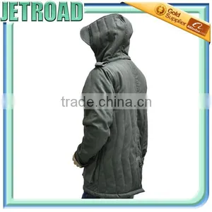 Men's Padded Jacket Parka With Removable Hood thumbnail-5