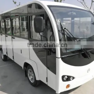 Electric Tourist Shuttle Bus Enclosed With Door for Park thumbnail-2