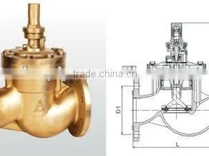 Brass Piston Adjustable Pressure Reducing Valve thumbnail-1