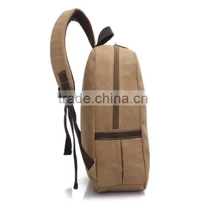 2016 Factory Price Backpack Unisex Canvas Backpack Vintage Backpack With Large Capacity thumbnail-5