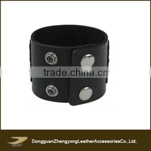 Wholesale Custom Quality Pure Leather Black Braided Bracelets for Men thumbnail-3