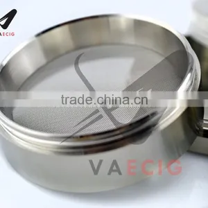 HERB GRINDER: High Quality Premium Craftsmanship! Large Silver 2.5" 4 Part Zinc Alloy Herb, Spice, Tobacco, and Pollen Grinder. thumbnail-4