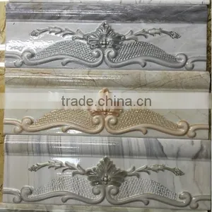 100x300mm China Factory Cheap Relief Algeria Ceramic Border Tiles thumbnail-6