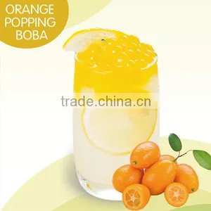 Hot Sales Orange Popping Boba for Ice Tea thumbnail-1