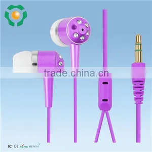 Online Shopping in Bangladesh Dhaka Shenzhen Mass Power Electronic Diamante Earphones thumbnail-5