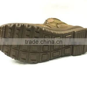 Yiwu Army Lightweight Leather Tan Fashion Tactical Military Combat Boots thumbnail-3