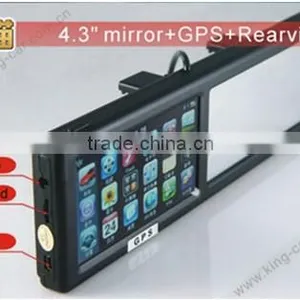4.3inch Rear View Mirror TFT Display GPS Navigation thumbnail-1