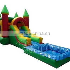 Commercial Inflatable Water Slide Bounce House With Pool Quality Choice thumbnail-1