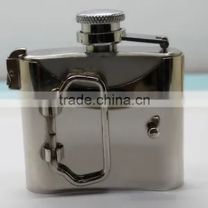 2oz /5oz/6oz High Quality Flask Flagon With Cigarette Case thumbnail-1