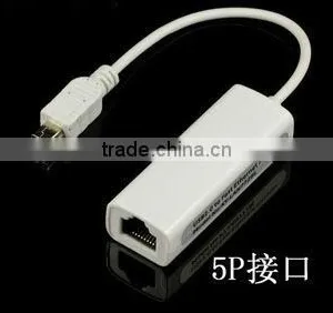 Mini Usb Ethernet Adapter Mini 5pins Ethernet Adapter thumbnail-1
