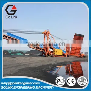 Low Price New Design Structure China Manufacture Coal Tyre Mobile Stacker thumbnail-1
