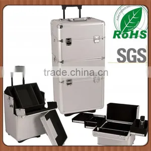 Customized Hard Aluminum Trolley Case With Wheels thumbnail-1