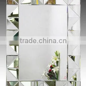 Make Big Size Modern Design Multi-Faceted Hotel 3D Wall Mirror/ 120*90cm thumbnail-1