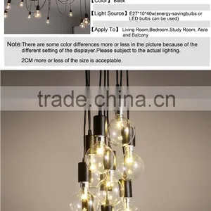 Chandeliers & Pendant Lights Edison Style Light Bulbs A19 A60 Interior Indoor Houseware Residential Ceiling Light thumbnail-3