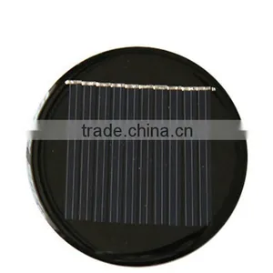 OEM 0.3W 5V Small Size Epoxy Mini Solar Panel Round Epoxy Solar Panel thumbnail-1