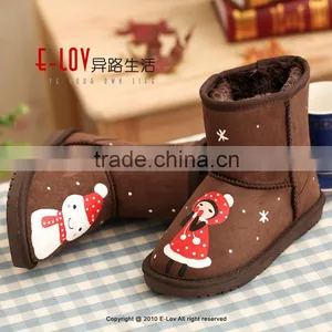 NO.U036C Hot Sales High Quality and Cheap China Baby Shoes Girl Boots thumbnail-3