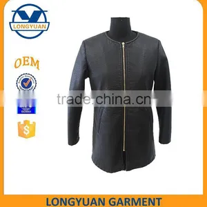 New Fashion Long pu Leather Jacket for Woman 2016 Fashion thumbnail-1