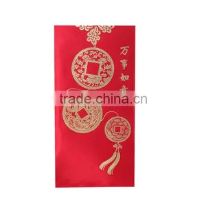 Luxuries Give Away Chinese Red Packet Gold Stamping Money Envelopes thumbnail-2