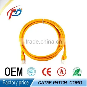 High Quality BC/CCA RJ45 Cable Cat5 Patch Cord thumbnail-6