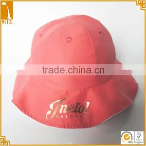2016 Portable Different Colors Custom Lady Outdoor Bucket Hats With Bags thumbnail-3