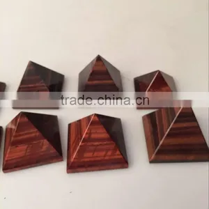 Top Quality Red Tiger Eye Stone Pyramid for Sale thumbnail-3