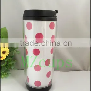 350ml Plastic Mug With Paper Are Your Design Paper Insert thumbnail-2