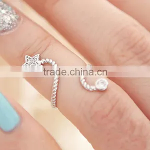 High Quality Jewelry Latest Star Simple Finger Ring For Women thumbnail-1