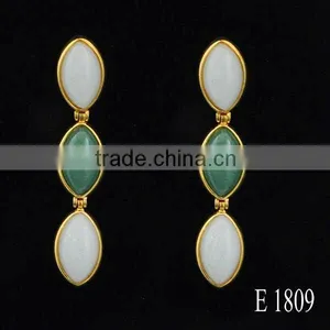 Gold Plating Earrings Jewelry in Brazil Wholesale Price New Design Earrings thumbnail-4
