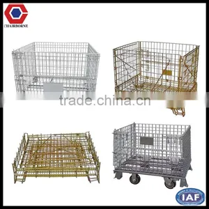 High Strength Standard Anti-oxidation Steel Pallet Cage Container thumbnail-1